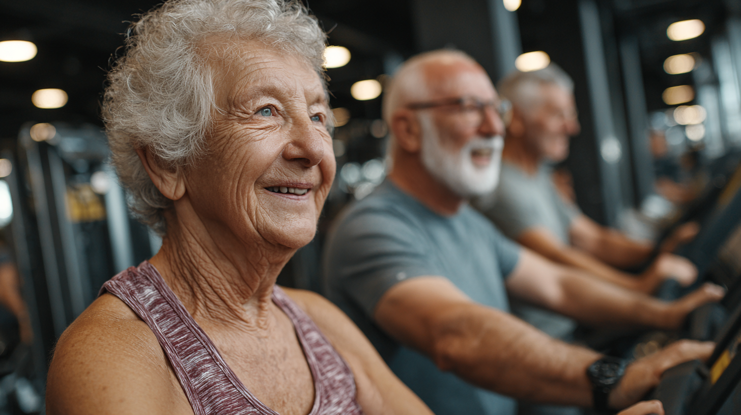 Senior pielęgnujący rośliny w ogrodzie